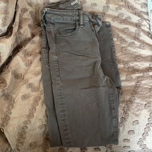 American Eagle Charcoal Grey Skinny Jeans